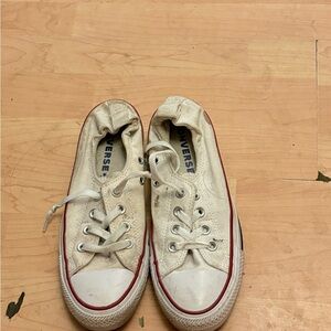 CONVERSE Off White chuck Taylor All Star Shoreline slip-on sneakers Sz 8 Women